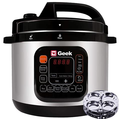 Buy Geek Robocook Automatic Litre Electric Pressure Cooker With In