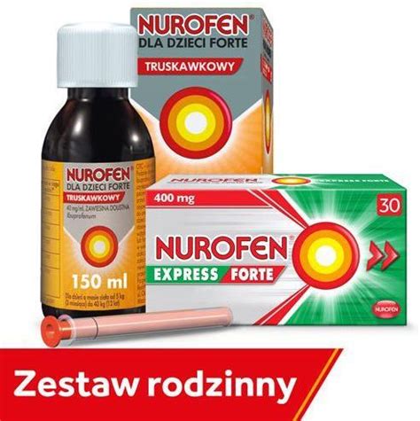 Leki Przeciwb Lowe Nurofen Forte Dla Dzieci Zawiesina O Smaku