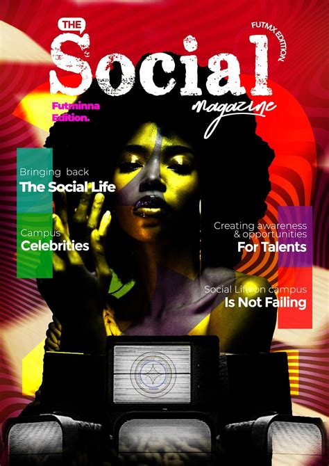 A Publicity Magazine Cover Art For An Upcoming Issue Social Life Cover Art All About Time