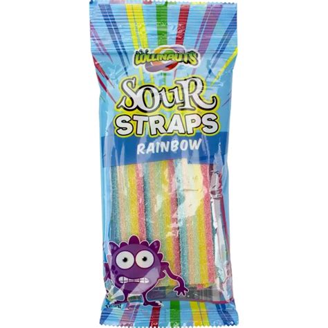 Lolliland Sour Straps Rainbow 160g Easter Egg Warehouse