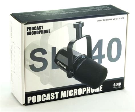 Fduce Sl In Test Microphone With A Lot Of Metal Xlr And Usb