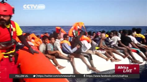 Volunteer Group Rescues Hundreds Of Migrants Off Libya Coast Youtube