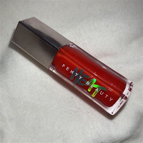 fenty beauty heat hot cherry brand   box depop