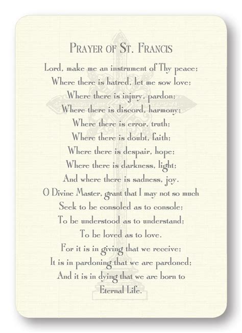 St Francis Serenity Prayer Free Printables Versekool