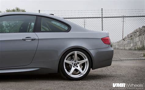 VMR Wheels 19x9 5 22 Hyper Silver V705 On Space Gray BMW E92 M3 A