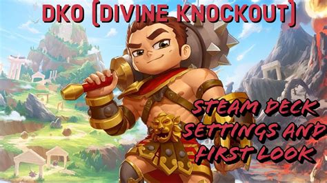 DKO Divine Knockout Steam Deck SETTINGS And GAMEPLAY YouTube