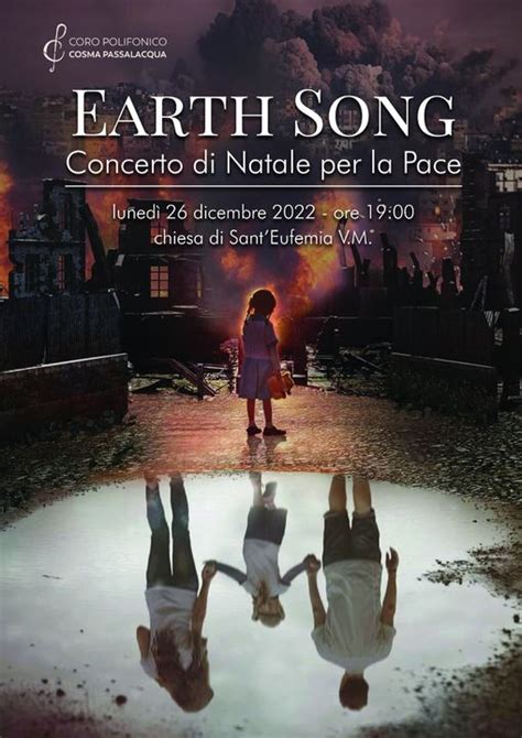 Earth Song Concerto Di Natale Per La Pace Del Coro Polifonico Cosma