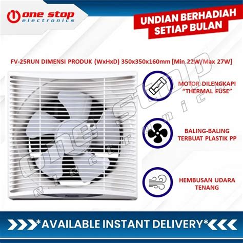 Panasonic Fv Run Fv Run Ventilating Fan Inch One Stop