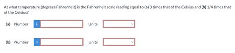 Solved At what temperature (degrees Fahrenheit) ﻿is the | Chegg.com