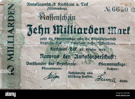 Historical German banknotes Stock Photo - Alamy