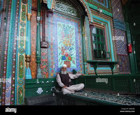 Khanqah E Moula Shah Hamadan Masjid Mosque Srinagar India Stock