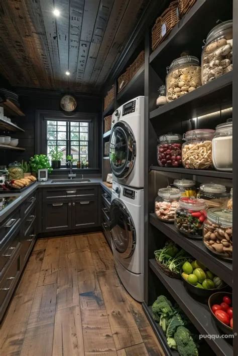 Walk In Pantry And Laundry Room Combo Space Optimization Ideas Puqqu