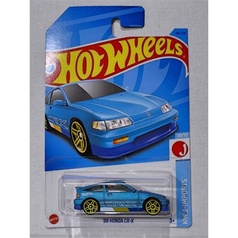 Hot Wheels Honda Crx Japan Card Shopee Philippines