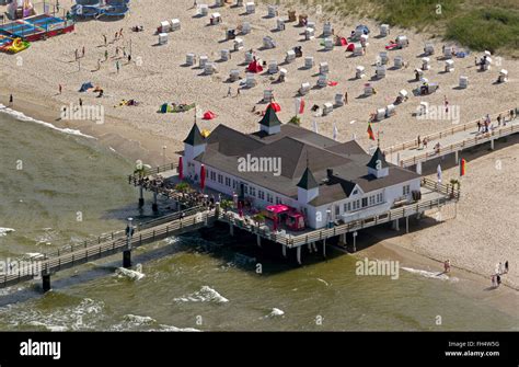 Ahlbeck Pier Beach High Resolution Stock Photography And Images Alamy