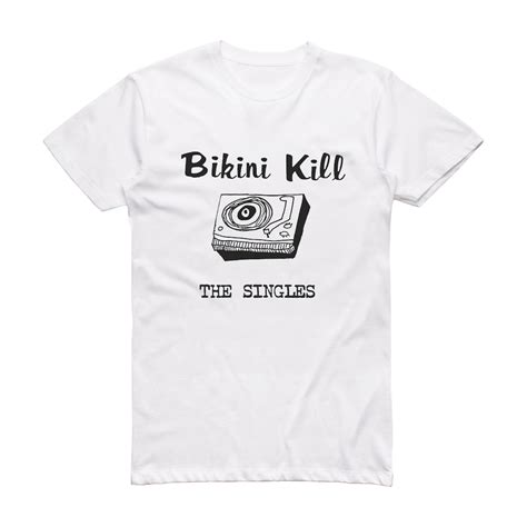 Bikini Kill Bikini Kill Album Cover T Shirt White ALBUM COVER T SHIRTS