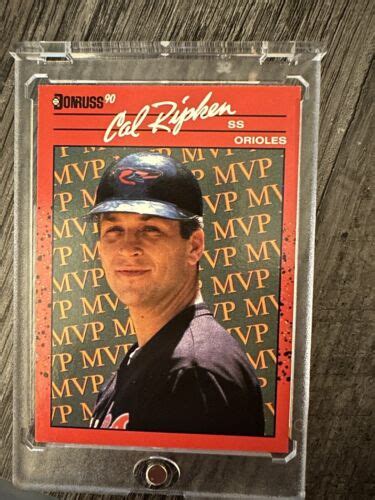 Donruss Baseball Cal Ripken Jr Mvp No Dot Error Card Bc Rare