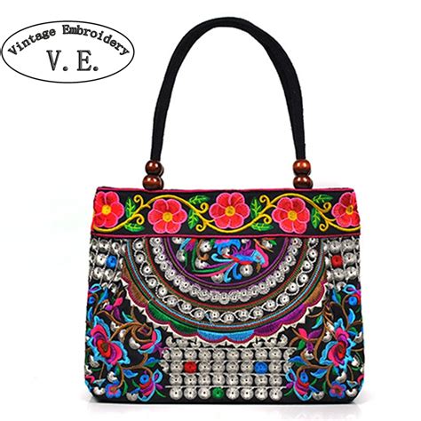 Aliexpress Buy Vintage Embroidery Women Handbag National Ethnic