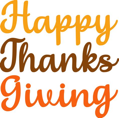 happy thanksgiving text lettering typography word design 12677964 Vector Art at Vecteezy