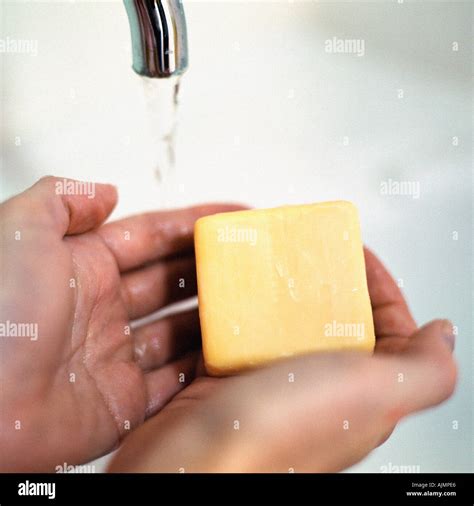 Yellow Square Soap Bar Hi Res Stock Photography And Images Alamy