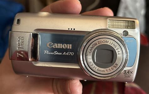 Canon Powershot A470 71mp Digital Camera Tested 13803089943 Ebay