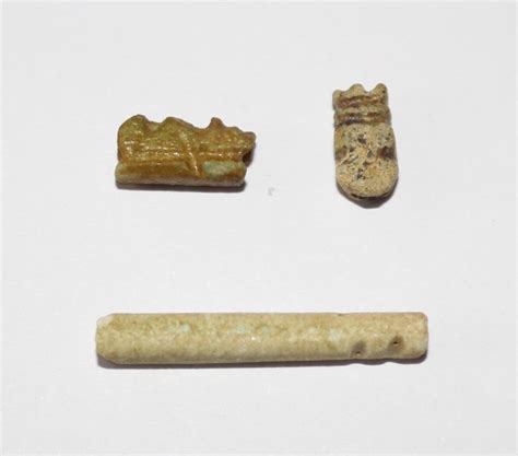 Ancient Egypt, Late Period Faience Egypt - late period - 3 - Catawiki