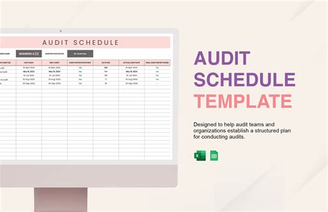 Audit Schedule Template - Download in Excel, Google Sheets | Template.net