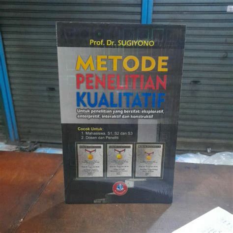 Jual Metode Penelitian Kualitatif Untuk Penelitian Sugiyono Buku