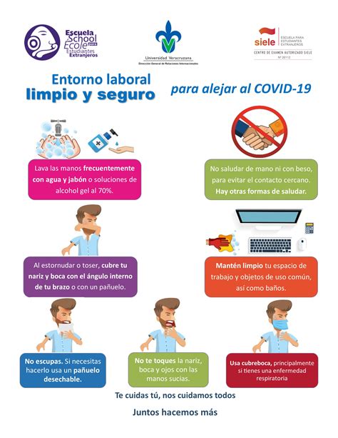 Medidas de seguridad y prevención ante COVID 19 Escuela para