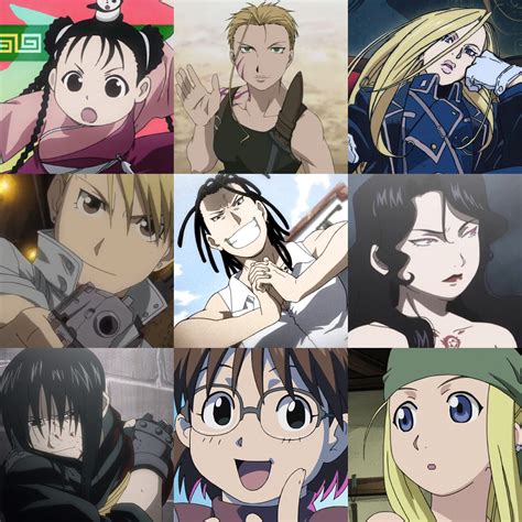 Fullmetal Alchemist Female Characters