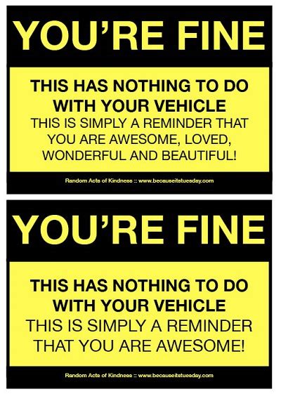 Printable Blank Parking Ticket