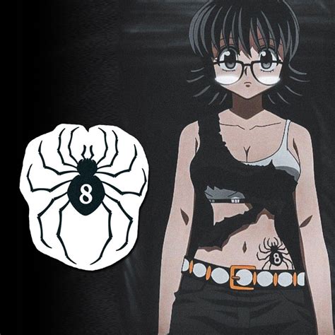 Shizuku Phantom Troupe Spider Temporary Tattoo Shizuku Etsy