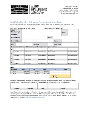 Fillable Online Mbse Qualification Refresher Course Information Fax