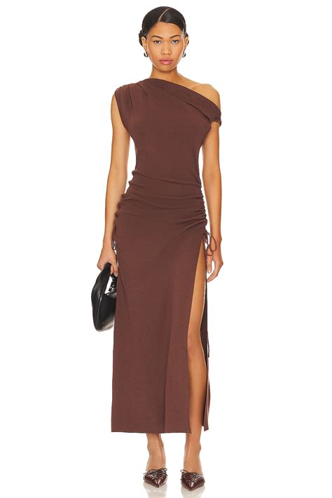 Lioness Original Sin Midi Dress In Chocolate Revolve