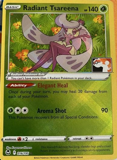 Radiant Tsareena Prize Pack Ungraded Pokemon Silver Tempest