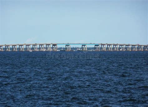 Three Mile Bridge Stock Photo Image Of Scenic Traffic