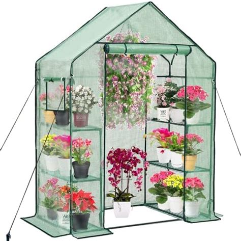 Amazon Ohuhu Greenhouse For Outdoors With Mesh Side Windows