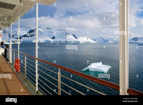 Paradise Bay From Deck Of Cruise Ship Antarctic Peninsular Antarctica