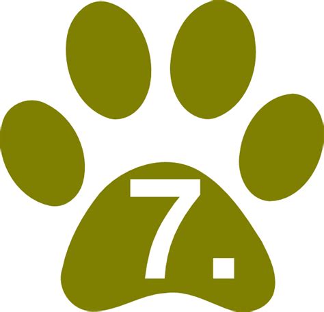 Paws Green Clip Art at Clker.com - vector clip art online, royalty free ...