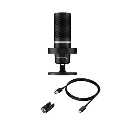 Microphone HP HyperX DuoCast RGB Màu đen