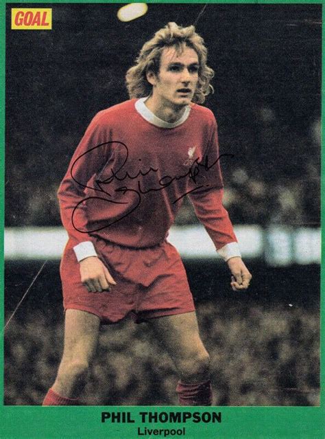 Phil Thompson Of Liverpool In 1974 Liverpool Fc Liverpool Soccer Team