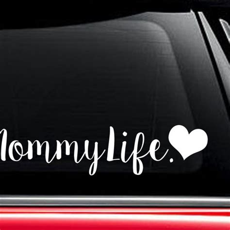 Mom Life Decal Holographic Decal Mom Life Car Decal Momlife Etsy