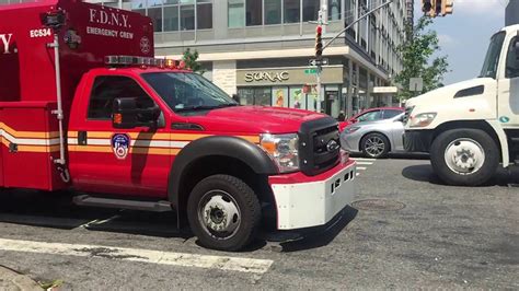 Brand New Fdny Emergency Crew Unit 534 Gives Me A Wave While Taking Up