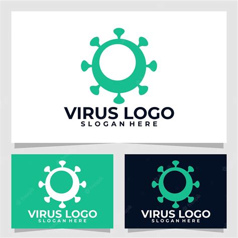 Premium Vector | Virus logo vector design template