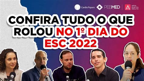 Resum O Do Dia Do Congresso Europeu De Cardiologia Youtube