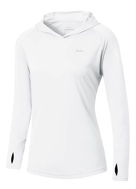 Willit Women's UPF 50+ Sun Protection Hoodie SPF Shirt Long Sleeve