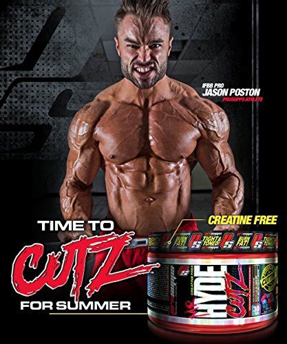 Prosupps Mr Hyde Cutz Pre Workout Powerful Cutting Matrix Fruit Punch Flavor 100 Creatine