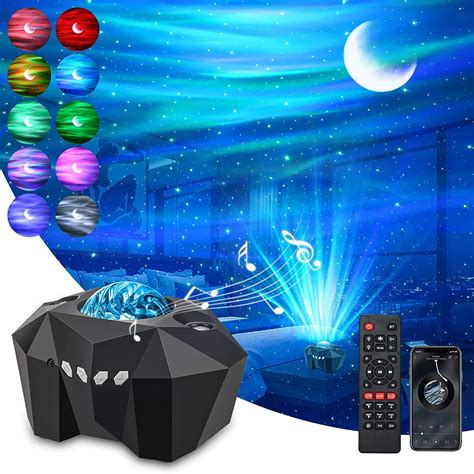 Aurora Projectors Night Light Bluetooth Speaker Led Galaxy Star