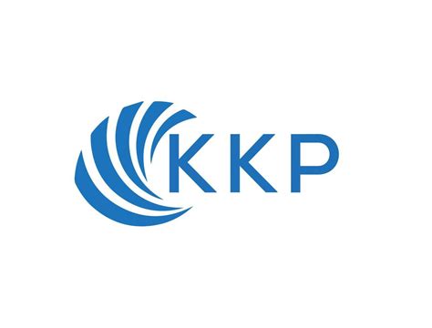 KKP abstract business growth logo design on white background. KKP ...