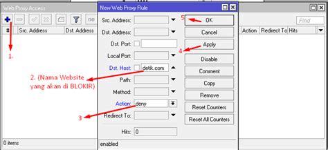 Cara Memblokir Website Dan File Extensi Dengan Web Proxy Di Mikrotik