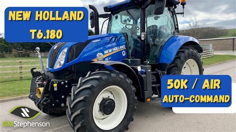 New Holland T6 180 Auto Command FOR SALE YouTube